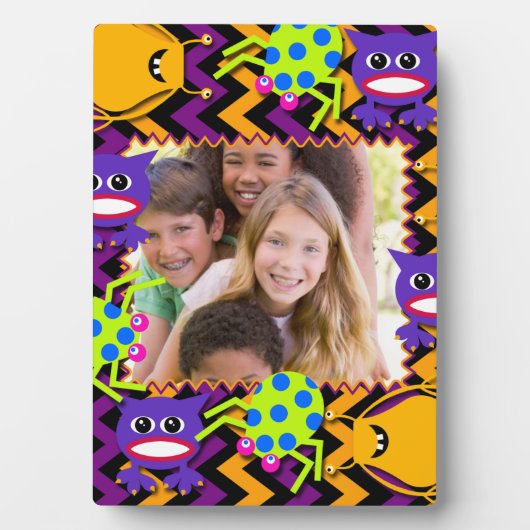 Whimsical Halloween Monsters Photo Keepomwille Fotoplaat (voorkant)