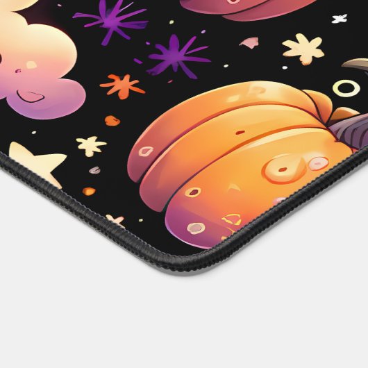 Whimsical Halloween Night Sky Pattern Bureaumat (Hoek)