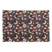 Whimsical Halloween Night Sky Pattern Kussensloop (Achterkant-Rechts)