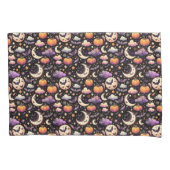 Whimsical Halloween Night Sky Pattern Kussensloop (Voorkant-Links)