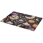 Whimsical Halloween Night Sky Pattern Snijplank (Hoek)
