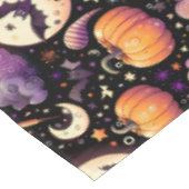 Whimsical Halloween Night Sky Pattern Tafelkleed (Gekanteld)