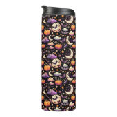 Whimsical Halloween Night Sky Pattern Thermosbeker (Geroteerd rechts)