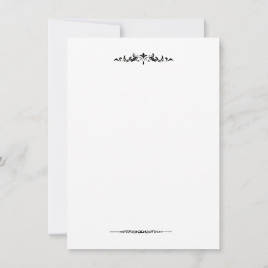 Whimsical Halloween Note Kaart Notitiekaartje (Achterkant)