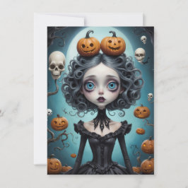 Whimsical Halloween Note Kaart Notitiekaartje