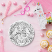 Whimsical Halloween Papieren Bordje (Feest)