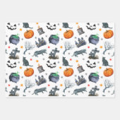 Whimsical Halloween Set van 3 Inpakpapier Vel (Voorkant 3)