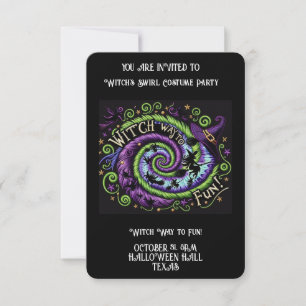 Whimsical Halloween: Spooktacular Feest Kaart