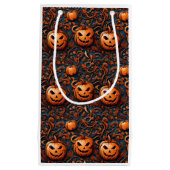 Whimsical Halloween-thema Pompoen Klein Cadeauzakje (Voorkant)