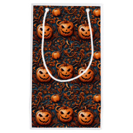 Whimsical Halloween-thema Pompoen Klein Cadeauzakje