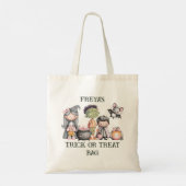 Whimsical Halloween Trick or treat Tote Bag (Achterkant)