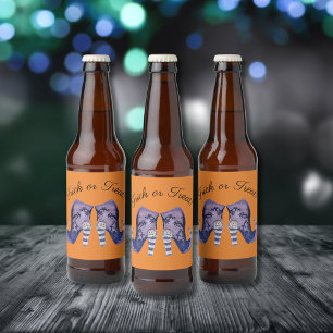 Whimsical Halloween Witch Boots  Bier Etiket