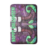 Whimsical Halloween Witch Boots gepersonaliseerd Badmat (Voorkant Verticaal)