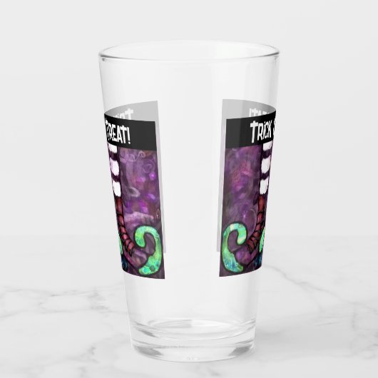 Whimsical Halloween Witch Boots Paarse Groen Glas (Rechts)