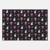 Whimsical Halloween Wrapping Paper Sheets (Voorkant)