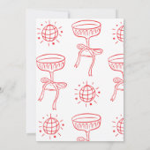 Whimsical Hand Drawn 30th Birthday Party Kaart (Achterkant)