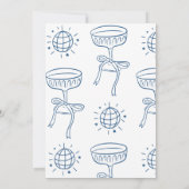 Whimsical Hand Drawn 30th Birthday Party Kaart (Achterkant)