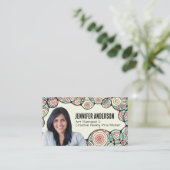 Whimsical Hand-Drawn Art Therapist  Visitekaartje (Staand voorkant)