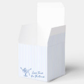 Whimsical Hand Drawn Blue Last Toast on the Coast Bedankdoosjes (Geopend)