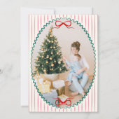 Whimsical Hand Drawn Doodles Christmas Photo  Feestdagenkaart (Achterkant)