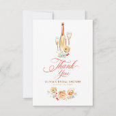 Whimsical Hand Drawn Earthy Small Thank You  Bedankkaart (Voorkant)