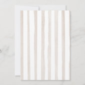 Whimsical Hand Drawn Fall In Love Baby Shower Kaart (Achterkant)