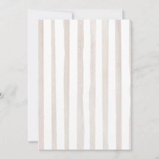 Whimsical Hand Drawn Fall In Love Baby Shower Kaart (Achterkant)