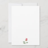 Whimsical hand-drawn floral Tea Party Birthday Kaart (Achterkant)