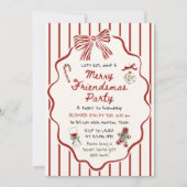 Whimsical Hand Drawn Friendsmas Christmas Party Kaart (Voorkant)