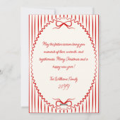 Whimsical Hand Drawn Handwritten Christmas Photo Feestdagenkaart (Achterkant)