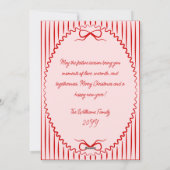 Whimsical Hand Drawn Handwritten Christmas Photo Feestdagenkaart (Achterkant)