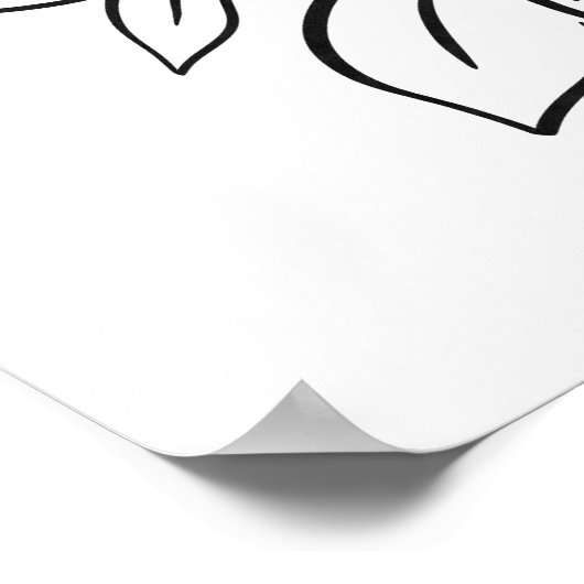 Whimsical Hand-Drawn Ink Lemon Branch Art Poster (Hoek)