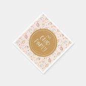 Whimsical Hand Drawn Kleurrijke Confetti Afstudeer Servet (Hoek)