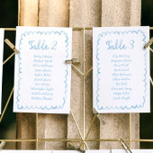 Whimsical Hand Drawn Lichtblauw Zitting Grafiek Ka Kaart