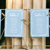 Whimsical Hand Drawn Lichtblauw Zitting Grafiek Ka Kaart