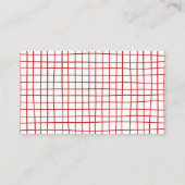 Whimsical Hand Drawn Lijst Vrijgezellenfeest Informatiekaartje (Achterkant)