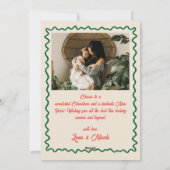 Whimsical Hand Drawn Quirky Merry Christmas Photo Feestdagenkaart (Achterkant)