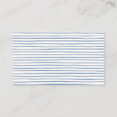 Whimsical Hand Drawn Retro Lijst Vrijgezellenfeest Informatiekaartje (Achterkant)