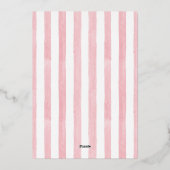 Whimsical Hand Drawn Save the Date Folie Uitnodigi Folie Uitnodiging (Achterkant)