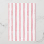 Whimsical Hand Drawn Save the Date Folie Uitnodigi Uitnodiging (Achterkant)