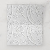 Whimsical Hand Drawn Script Wedding Guest Plaatskaartje (Binnenkant ongevouwen)