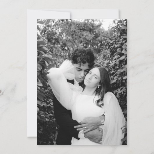 Whimsical Hand-Drawn Taart Trouwen Bedankt Card Kaart (Achterkant)