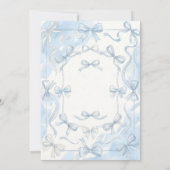 Whimsical Hand Drawn Tea Baby Shower Kaart (Achterkant)