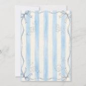 Whimsical Hand Drawn Tea Baby Shower Kaart (Achterkant)