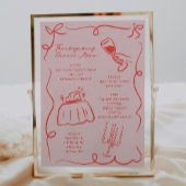 Whimsical Hand Drawn Thanksgiving Menu