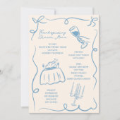 Whimsical Hand Drawn Thanksgiving Menu (Voorkant)