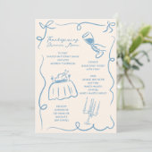 Whimsical Hand Drawn Thanksgiving Menu (Staand voorkant)