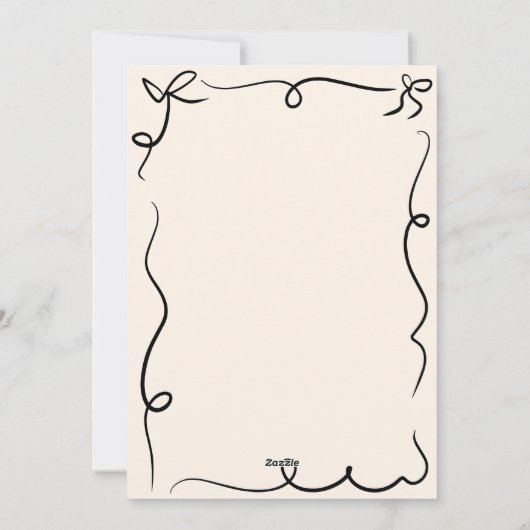 Whimsical Hand Drawn Thanksgiving Menu (Achterkant)