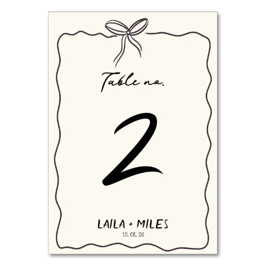 Whimsical Hand drawn wedding Event  Kaart (Voorkant)