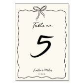 Whimsical Hand drawn Wedding Kaart (Voorkant)